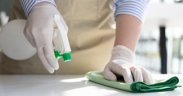 siivous otsonoinnin jälkeen