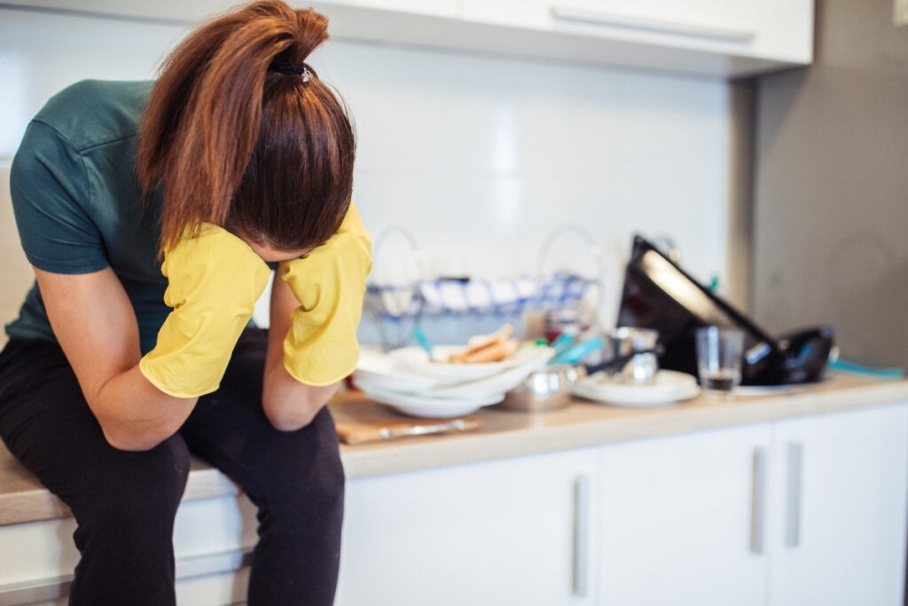 siivoaminen ahdistus