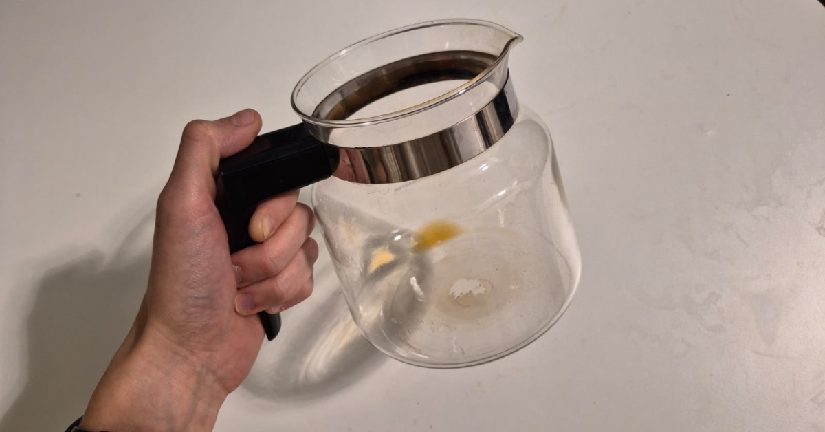 Kahvinkeitin puhdistus ruokasoodalla